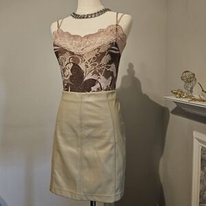 Sold! LN Vegan Leather skirt